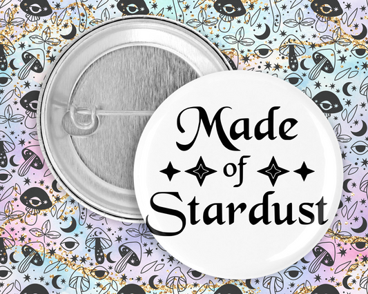 59mm Badge - CC. Made of Stardust