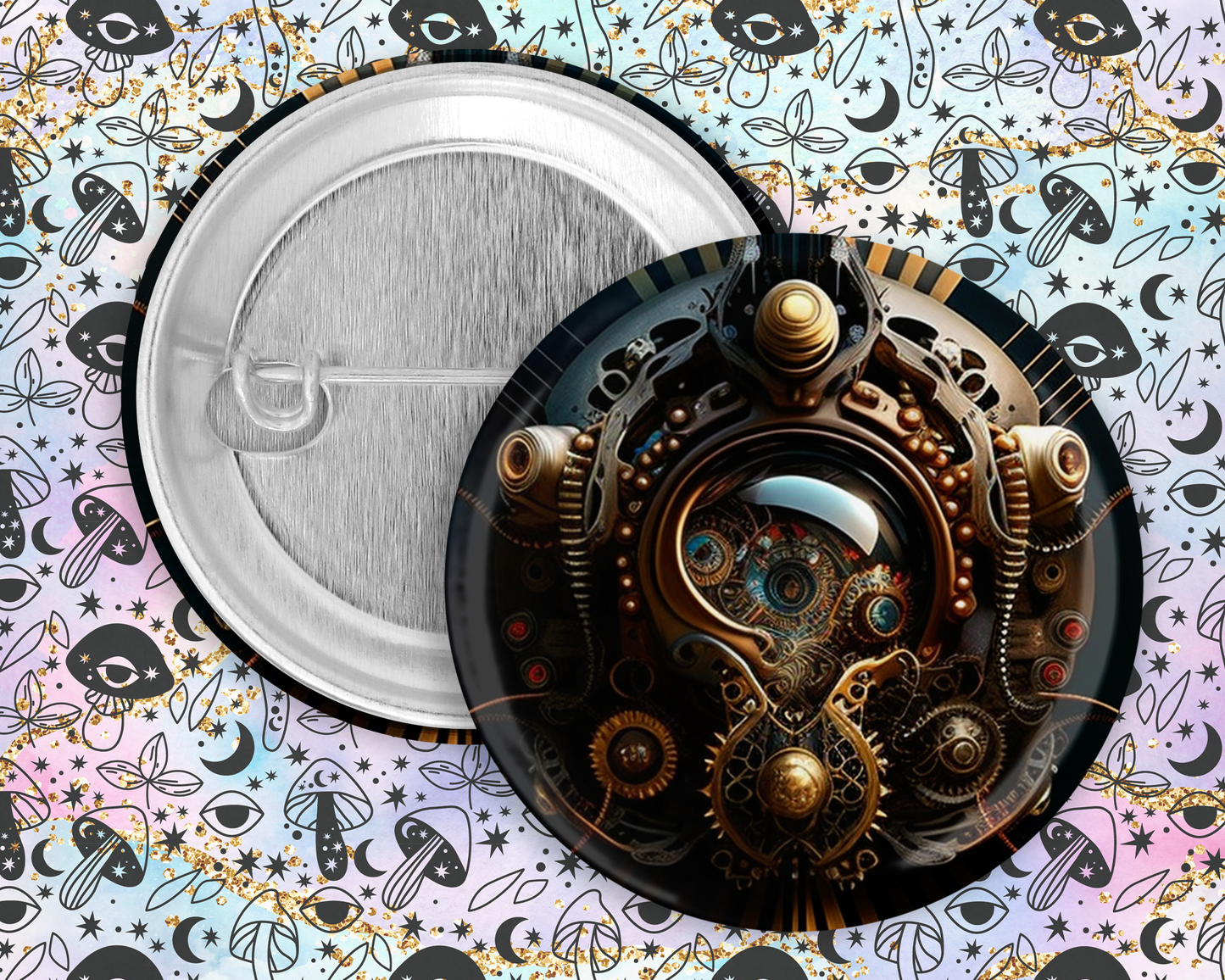 59mm Badge - Steampunk