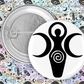 59mm Badge - CC. Wicca Goddess