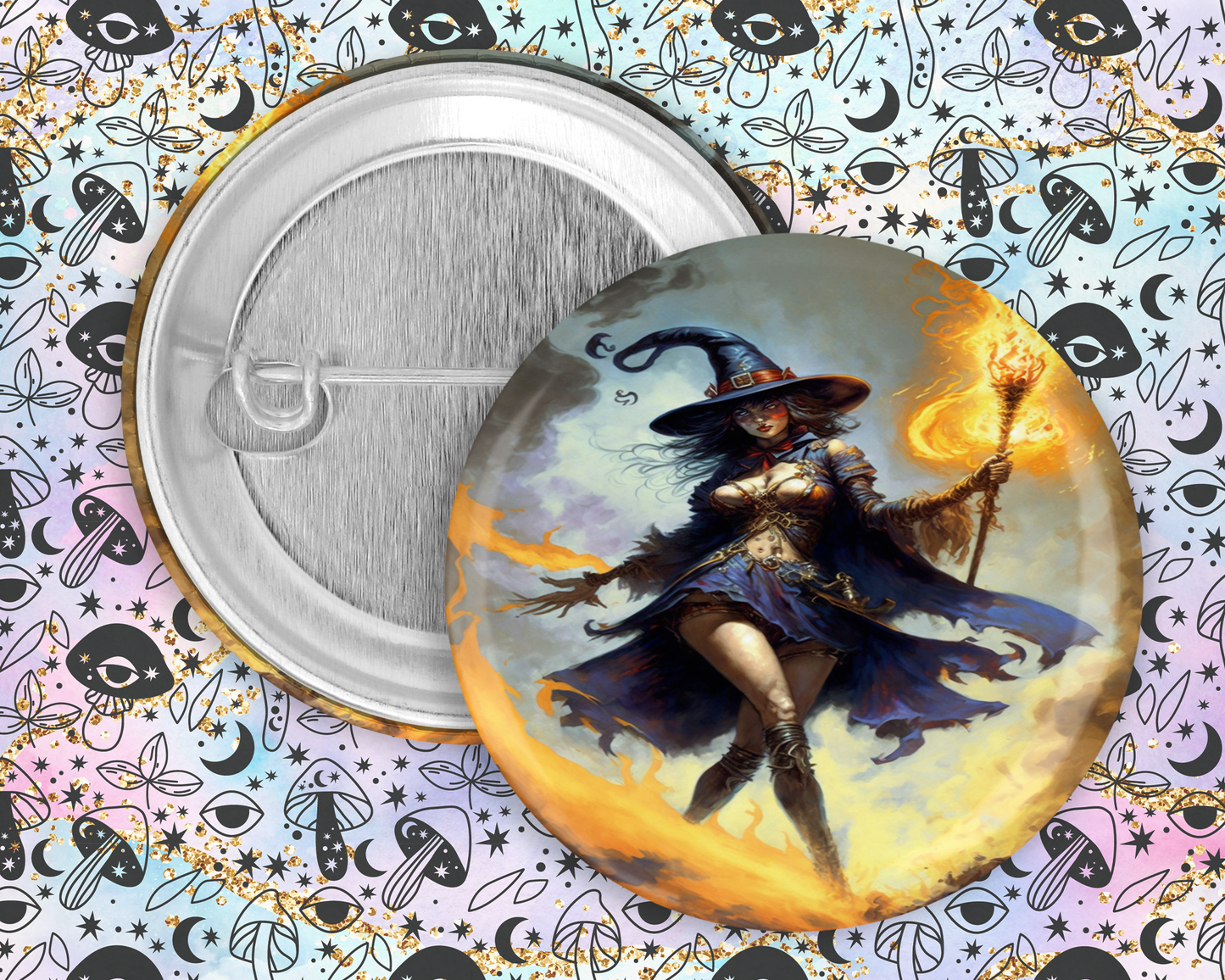 59mm Badge - CC. Witch