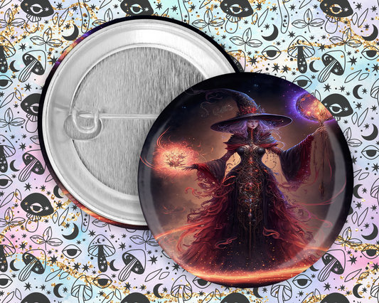 59mm Badge - Witch