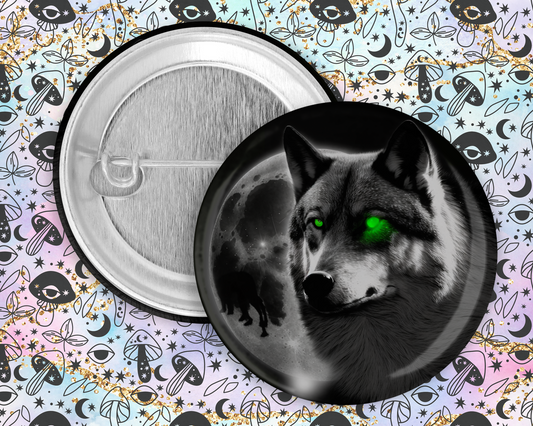 59mm Badge -Wolf