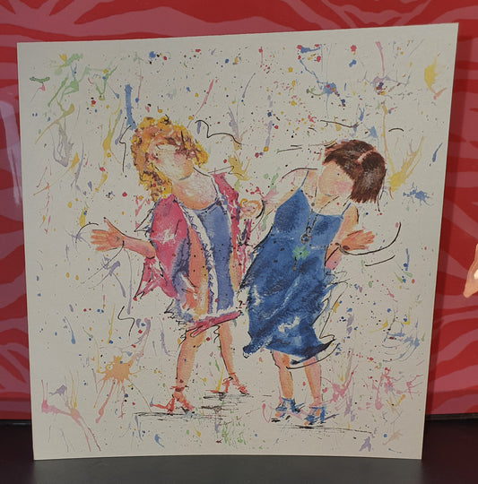 Women Dancing Card