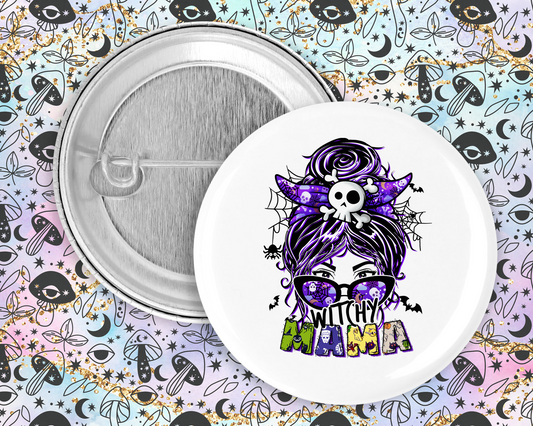 59mm Badge - CC. Witchy Mama