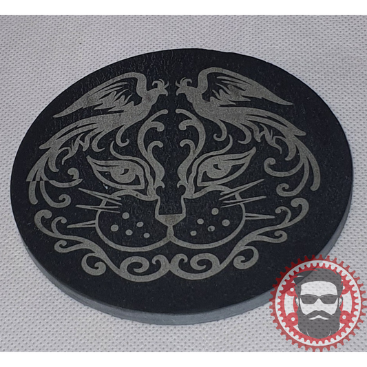 Pattern Slate Coaster  (Round)