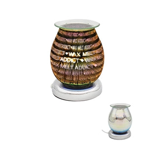 Touch Sensitive Round Aroma Lamp - Wax Melt Addict