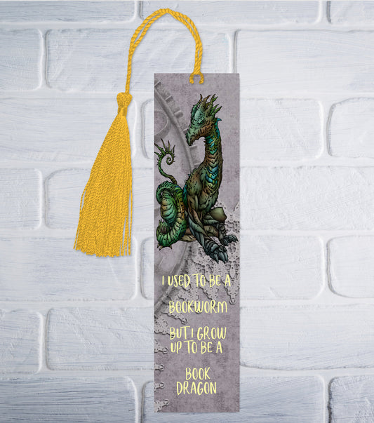 Green Dragon Bookmark v1