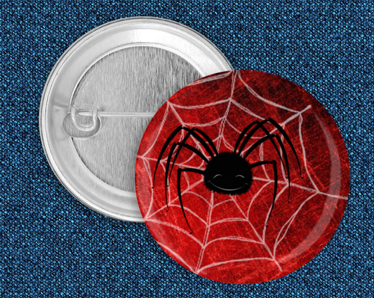 59mm Badge - Halloween Spider