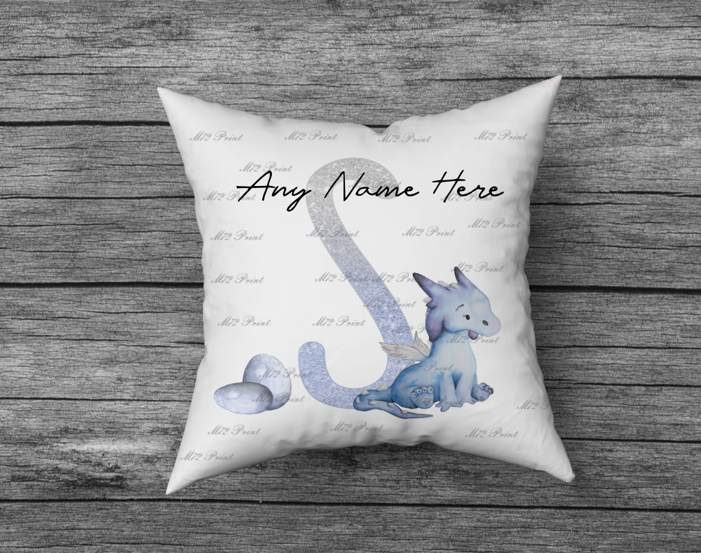 Dragon Initial Letter Cushion